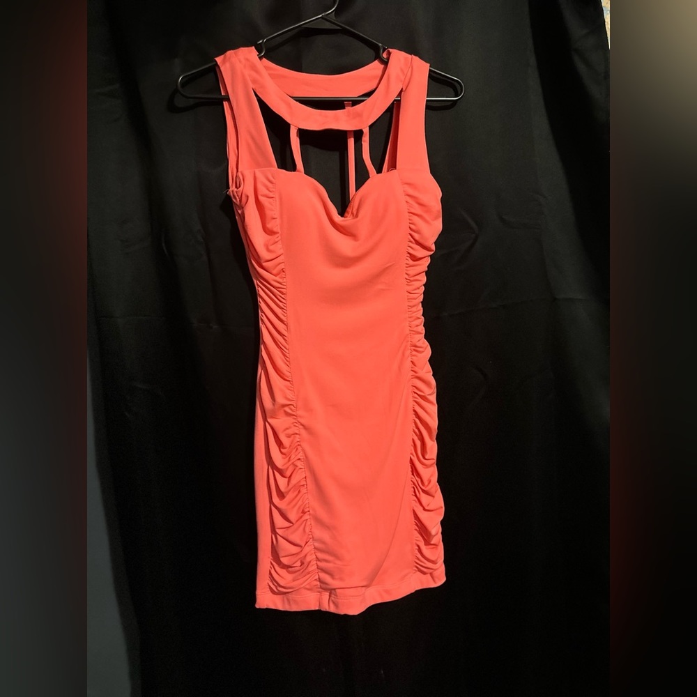 Coral/ pink dress. M size